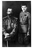 Алексей с отцом в Ставке Верховного главнокомандующего, фото 1916.