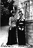 Великие княжны Ольга и Татьяна Николаевны в форме подшефных полков. 1910 г.