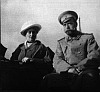 Царь и Царица во время прогулки на катере по Днепру. Могилёв 1916 г.