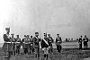 Император и Итальянский король Виктор Эммануил (в центре). Царское Село, плац, 1902 г. 
