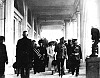 Император Николай II на Юб. выставке. Камеронова галерея, Царское Село, 1911 г. 