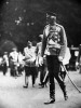 Николай II и Вел. кн. Николай Ник. (младший) обходят шеренги Л-гв. егерского полка. Петергоф, 17 августа 1912 г. 