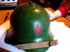 Каска бойца РК КА. Фото 2005 г. (отреставрировали как смогли).